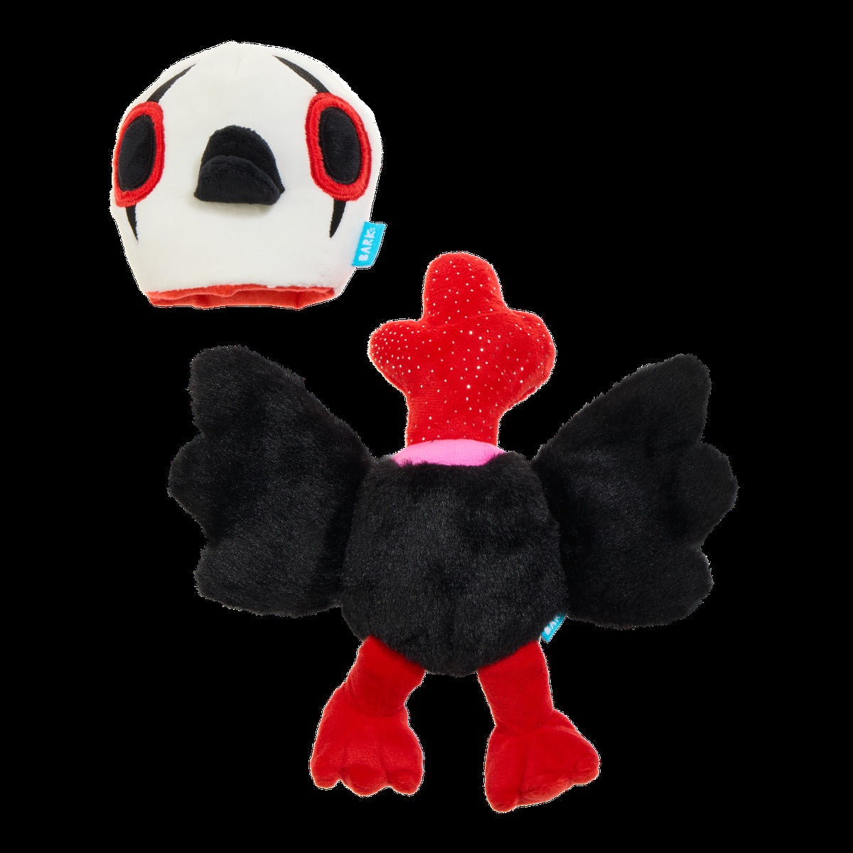 Murder Bird Plush Multi-Part + Tug Dog Toy