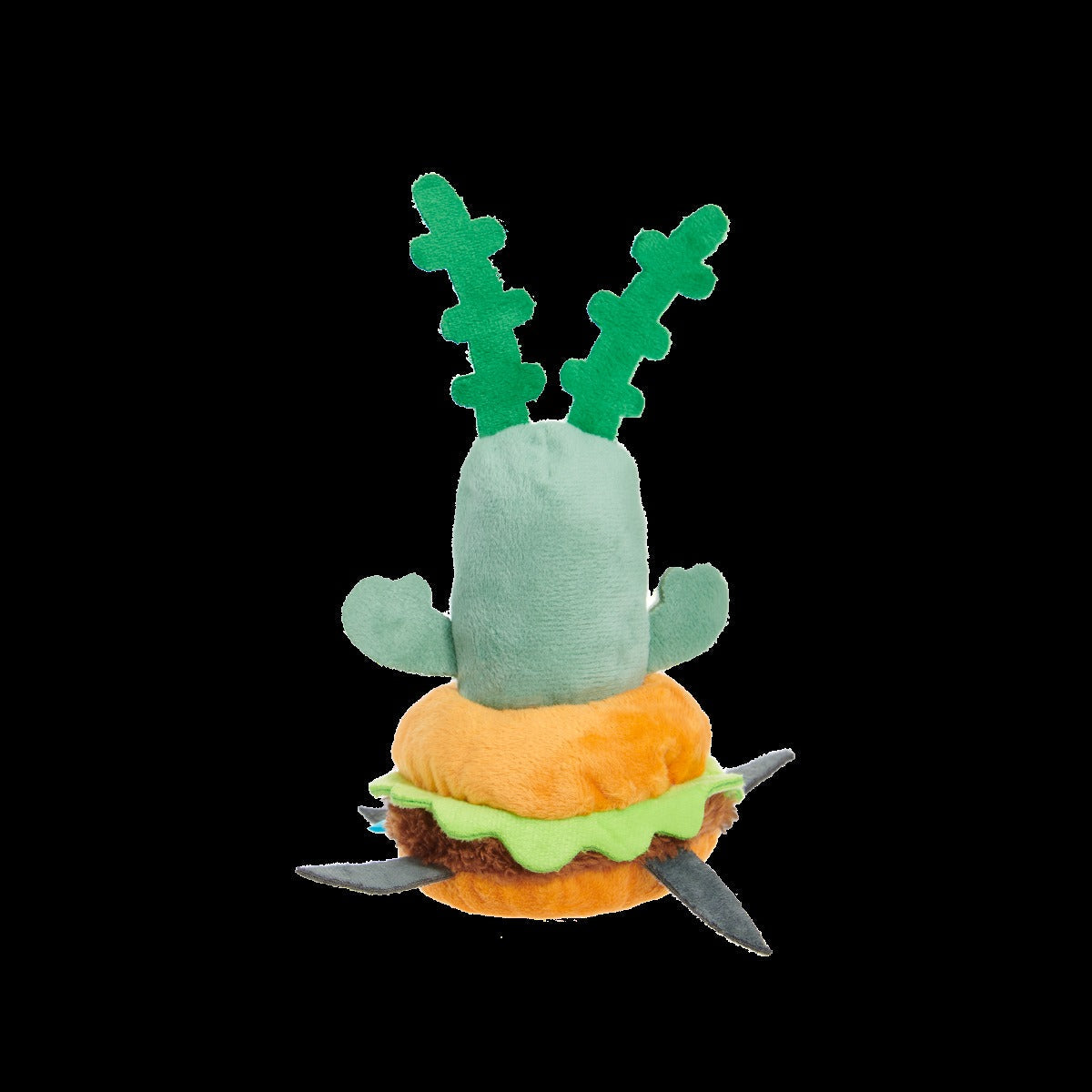 Patty Stealing Plankton Plush Multi-Part + Enrichment Dog Toy