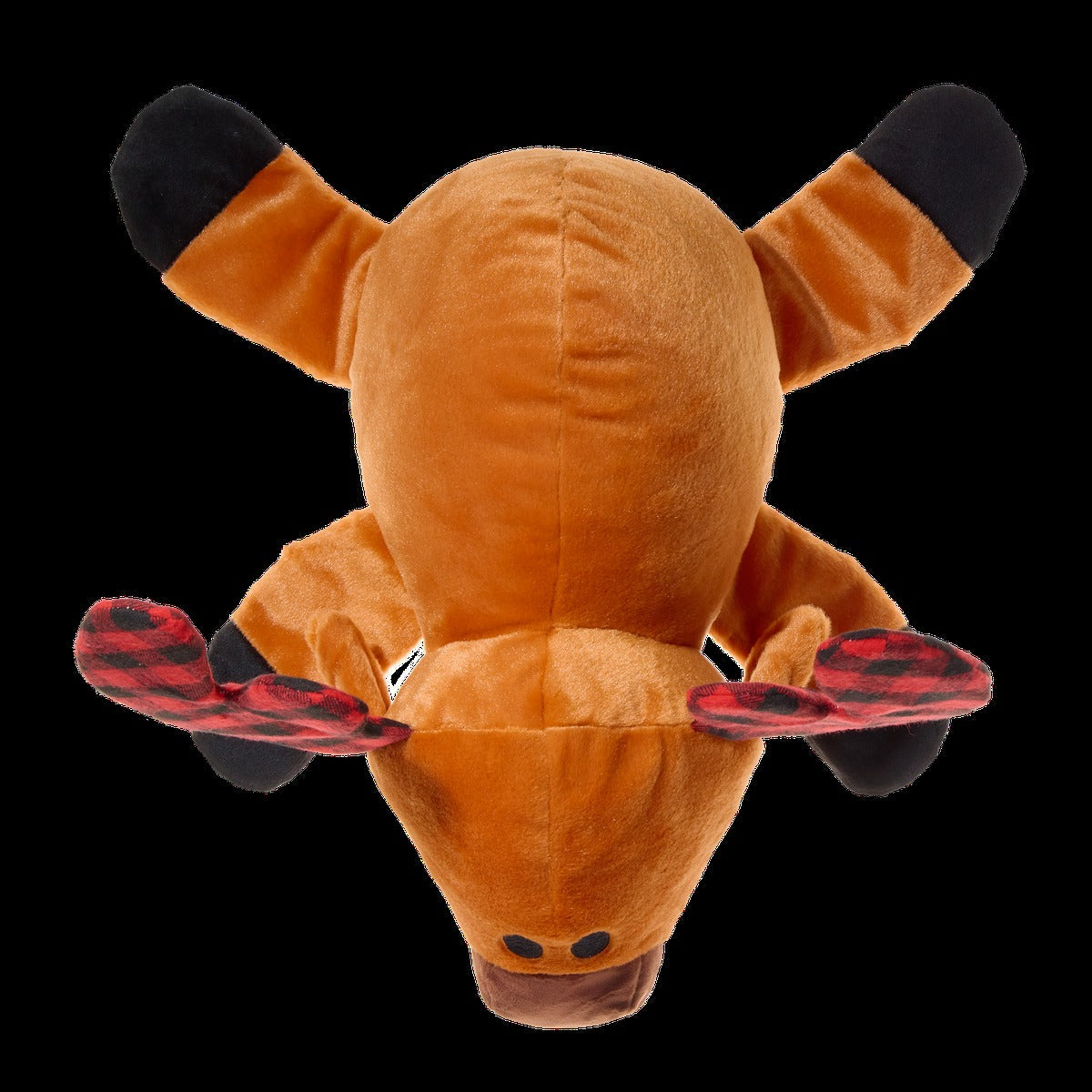 Buffalo Plaid Blitzen Plush Extra-Large + Tug Dog Toy