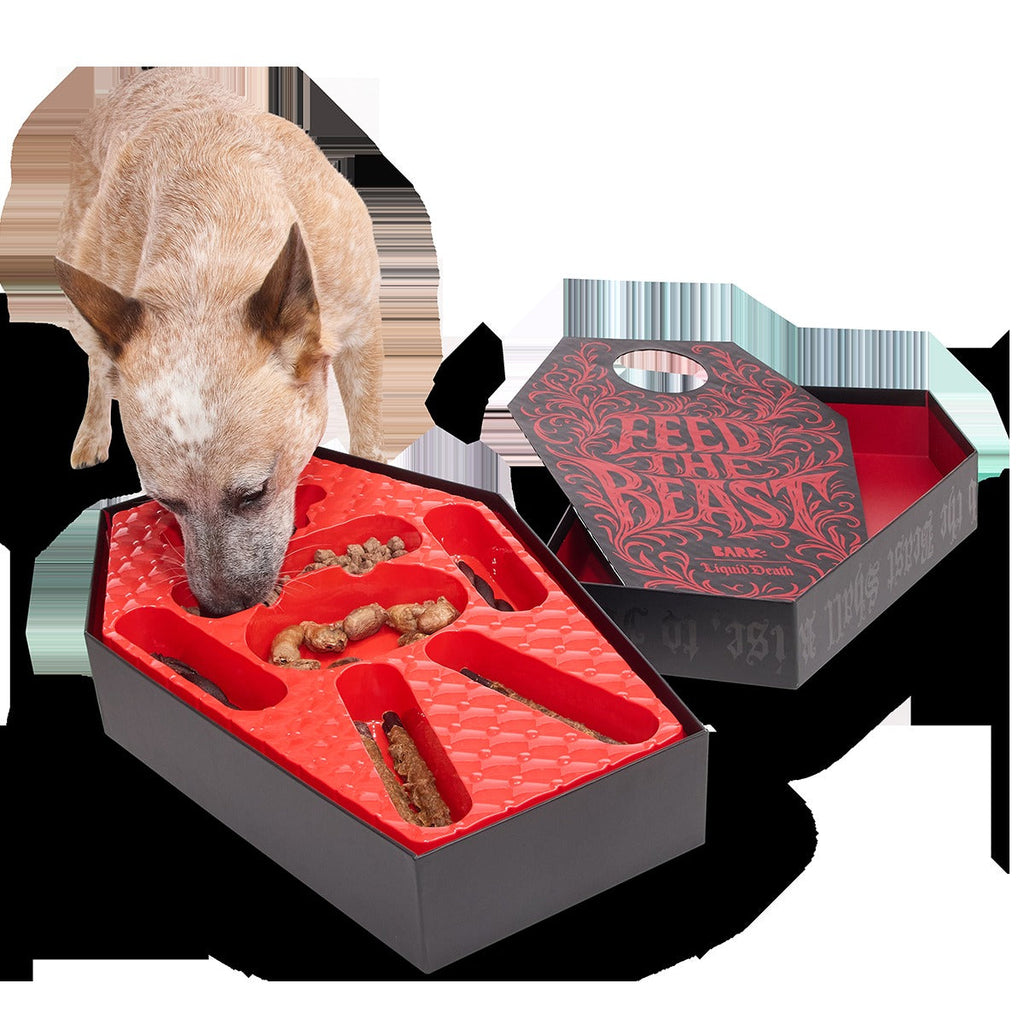 BARK x Liquid Death Feed the Beast Consumables Packup