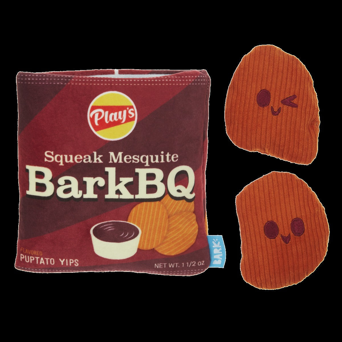 BarkBQ Chips Plush Multi-Part + Enrichment Dog Toy