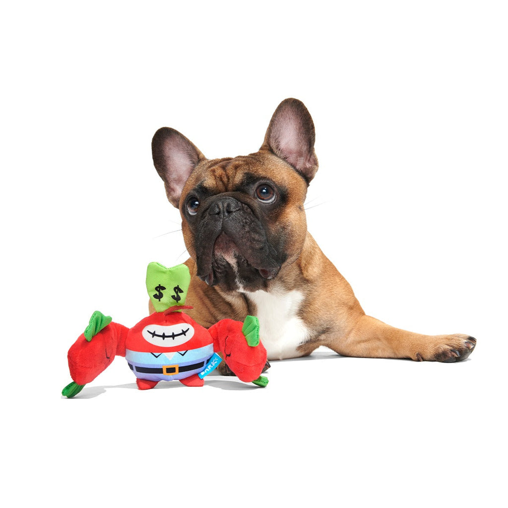 Money-Tugging Mr. Krabs Plush Tug Dog Toy