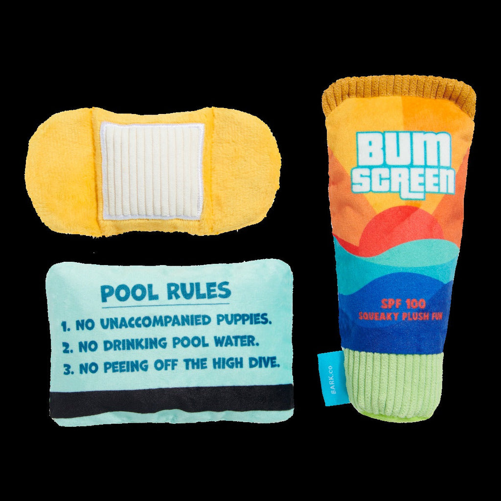 Drool Pool Packup Plush Multi-Part Dog Toy