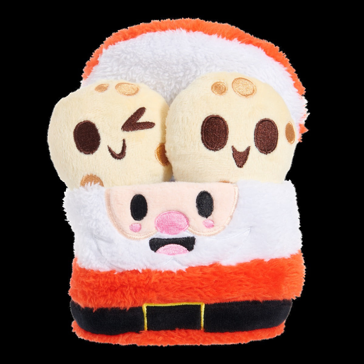 Santa's Jolly Cookie Jar Plush Multi-Part Dog Toy