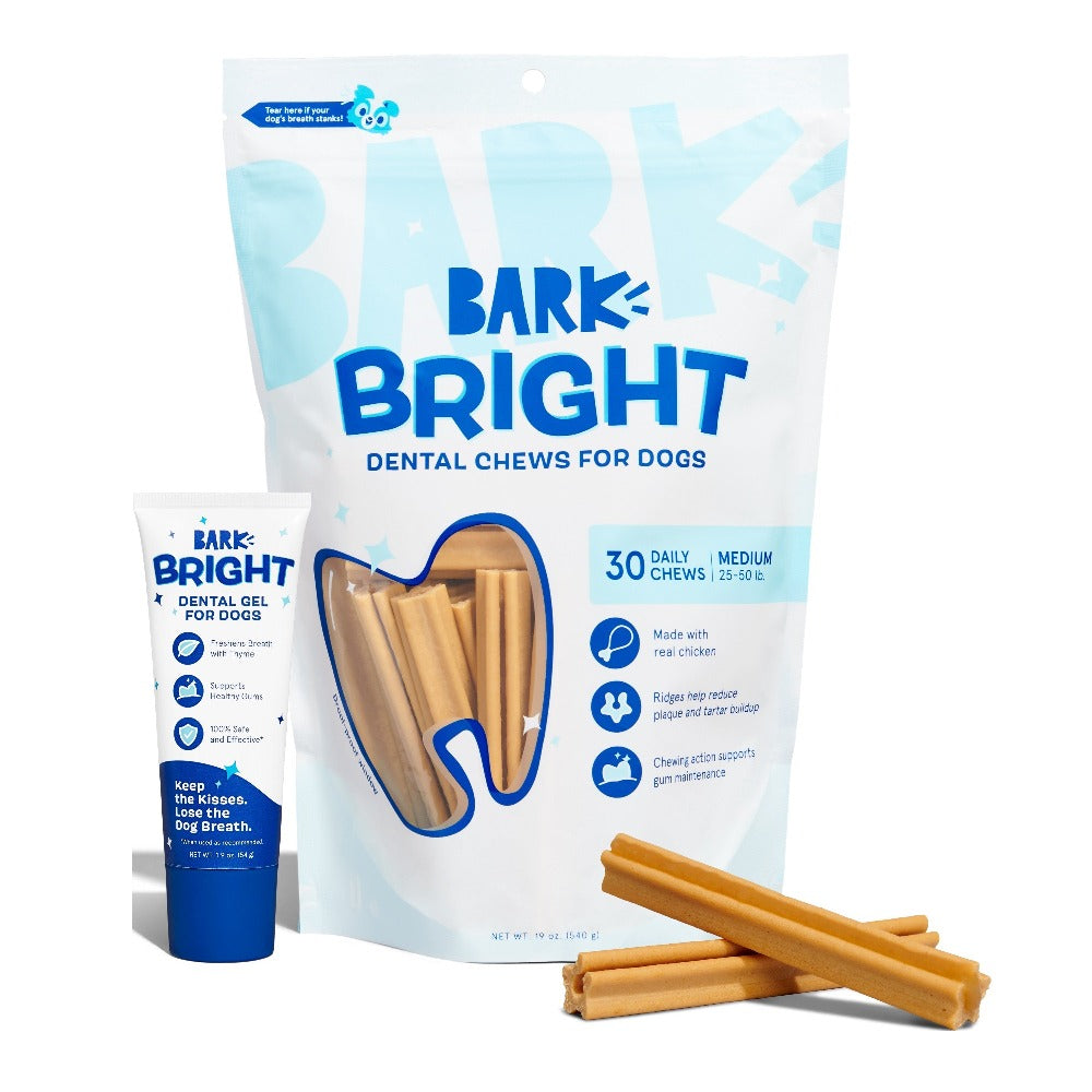 Bright Original Dental Kit, 30 Ct Chews + Toothpaste