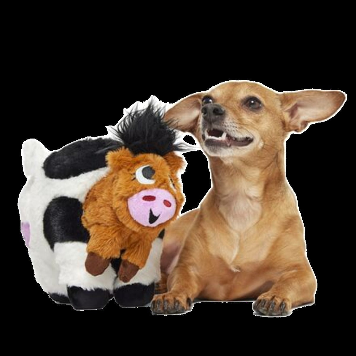 Bertha the Cow Plush Extra-Large Tug Dog Toy