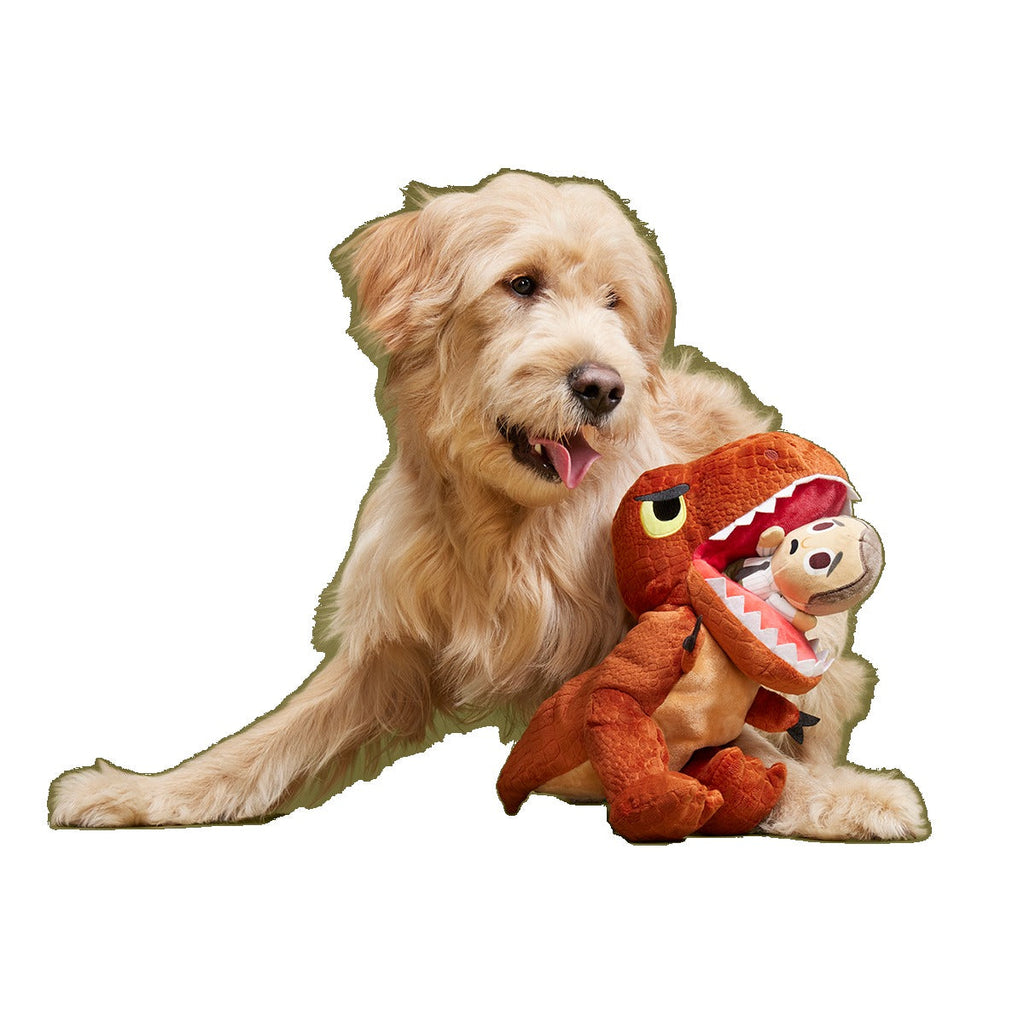 T. Rex Plush Extra-Large + Multi-Part Dog Toy