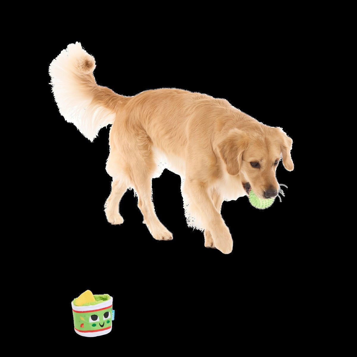 Guac A-Molly Plush Multi-Part + Fetch + Enrichment Dog Toy