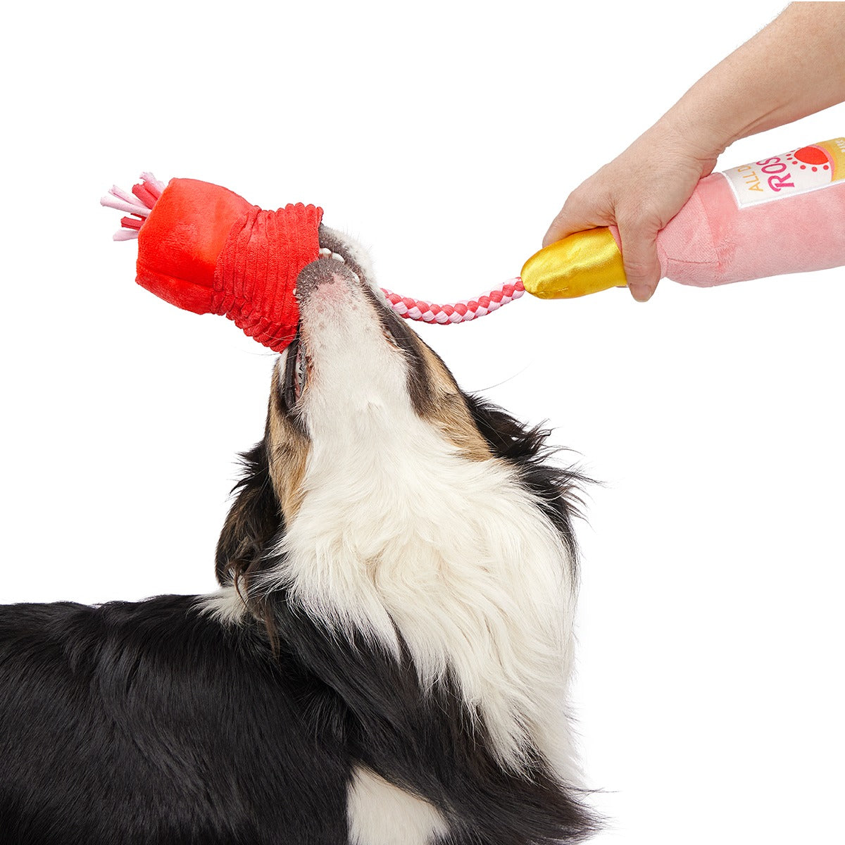 Red Cup Rosé Plush Tug Dog Toy