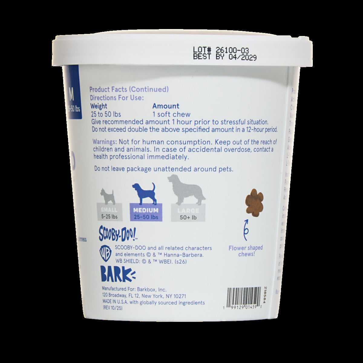 Scooby-DooTM Treat Supplements, 30 Ct