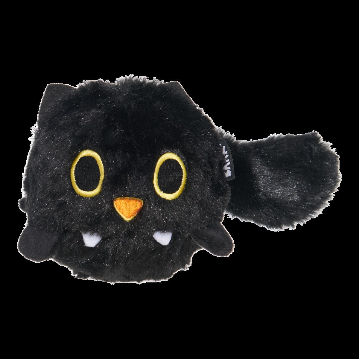 Black Alley Cat Super Chewer Durable 2-in-1 + Tug + Fetch Dog Toy