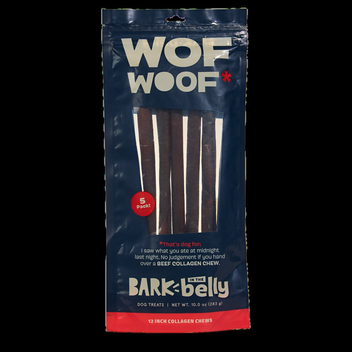 Beef Collagen Dog Chews, 5 Ct