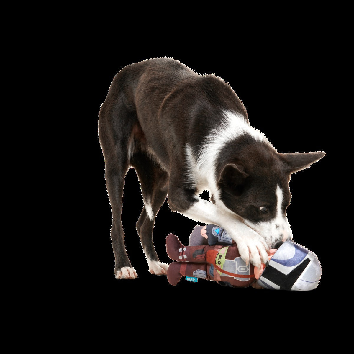 The MandalorianTM Bounty Fetcher Plush Tug + Multi-Part Dog Toy
