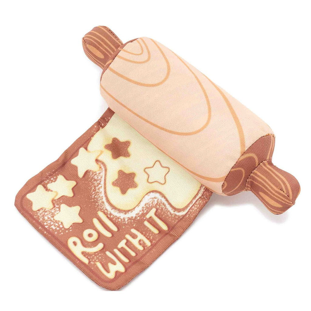 Rollover Pin Plush Tug Dog Toy