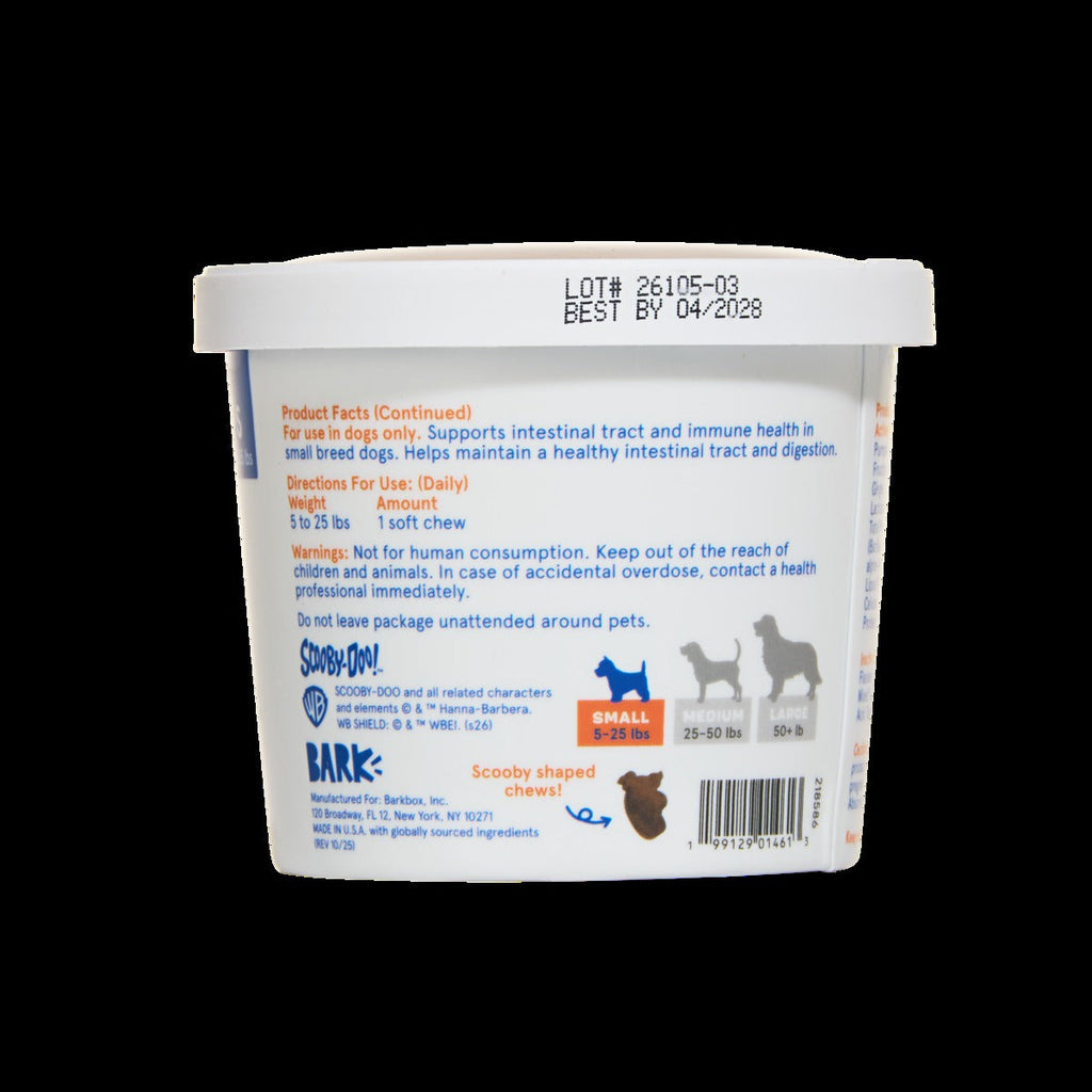 Scooby-DooTM Digestive Dog Treat Supplements, 30 Ct