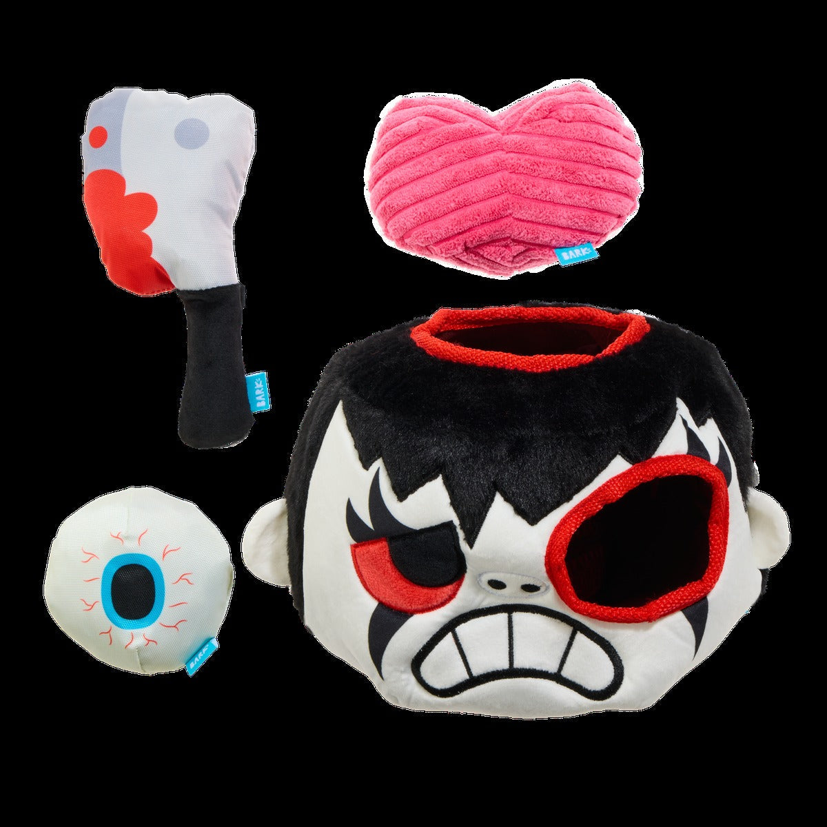Dead Head Burow Plush Multi-Part + Enrichment Dog Toy