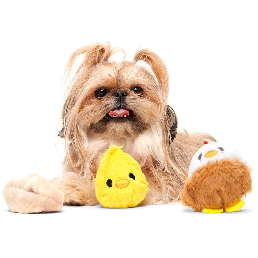 Hatch Me If You Can Super Chewer Durable 4-in-1 Dog Toy