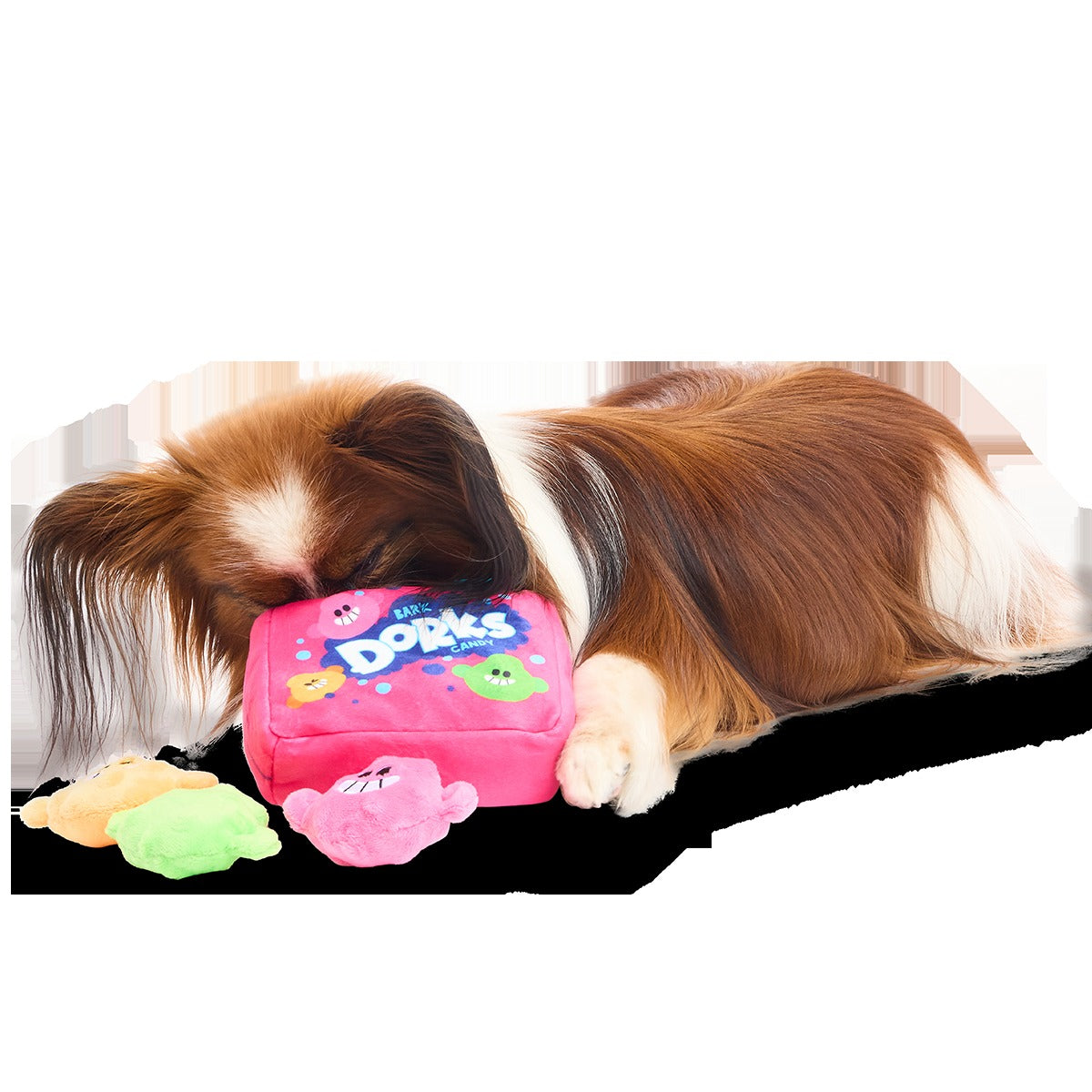 Dorks Plush Multi-Part + Enrichment Dog Toy