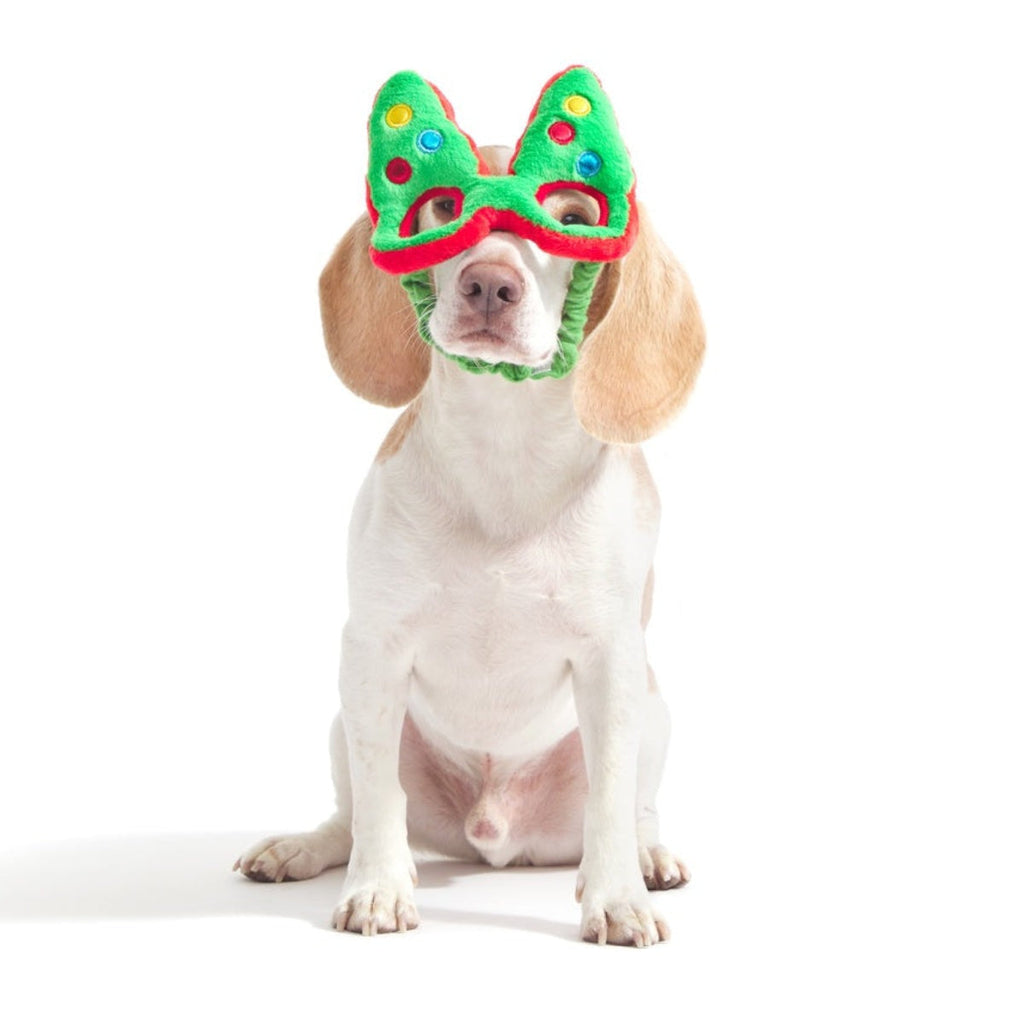 Howliday Spectacles Pack Plush Wearable Tug Dog Toy