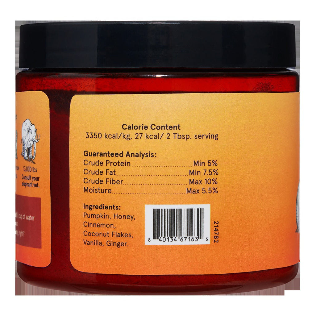 Pumpkin Spice, And Everything Nice Vegetarian Dog Food Meal Topper