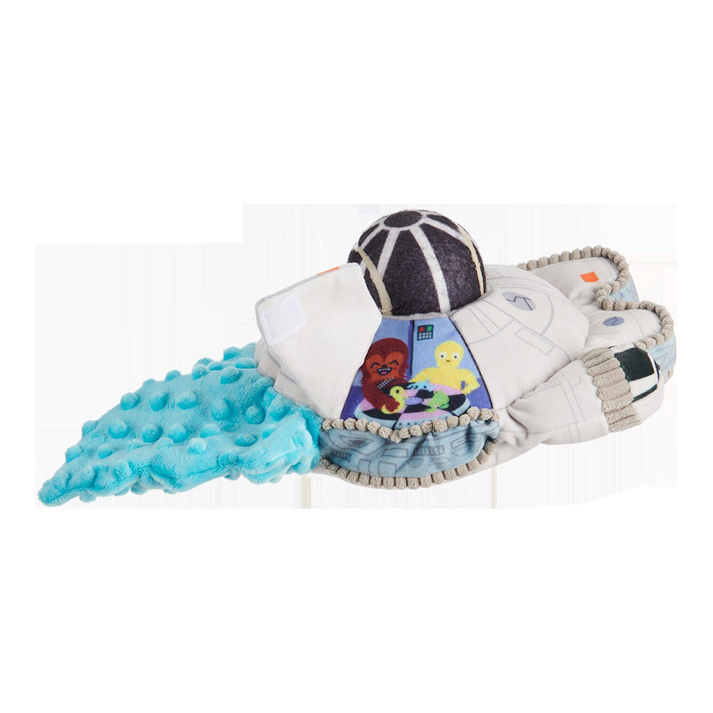 Ultimutt Milennium FalconTM Plush Multi-Part + Fetch Dog Toy