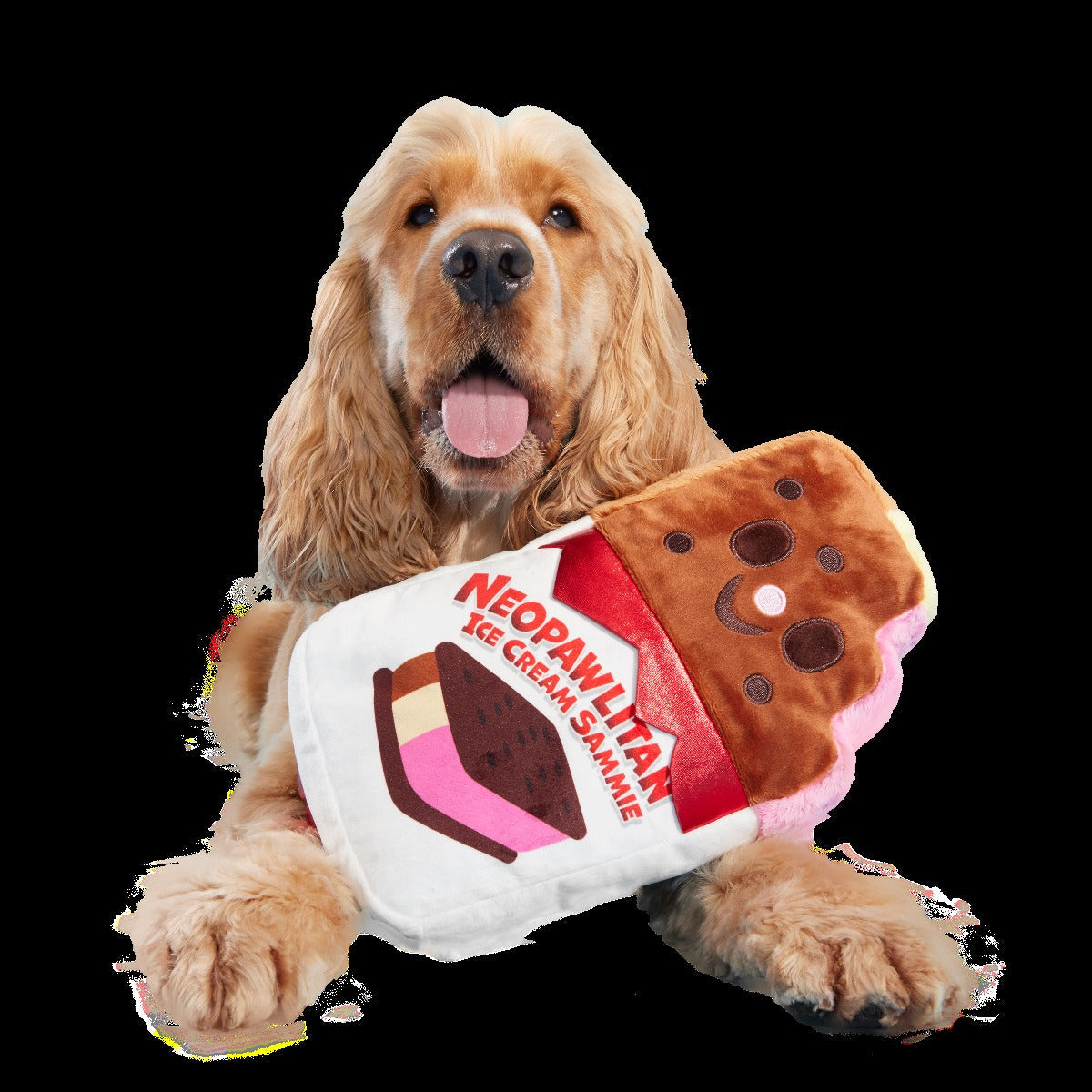 Grand Slam Ice Cream Sam Plush Extra-Large Dog Toy