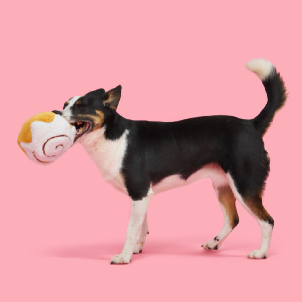 Cinnamon Growl Plush Enrichment Dog Toy