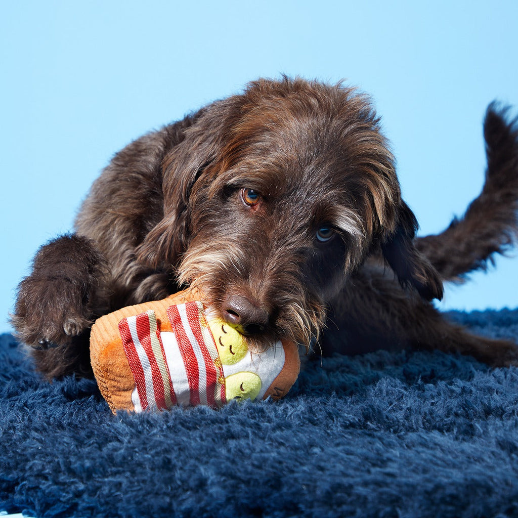 Barkfest In Bed Plush Dog Toy