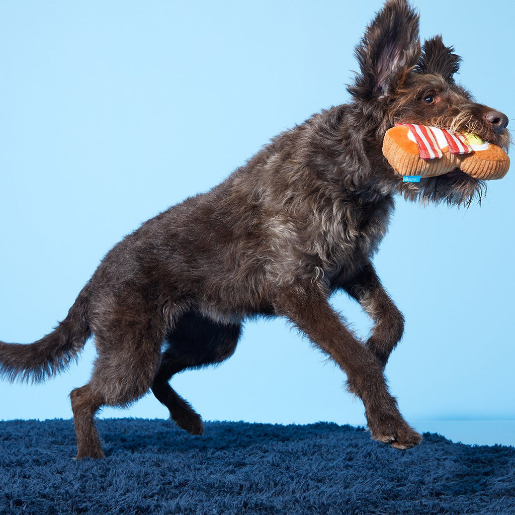 Barkfest In Bed Plush Dog Toy