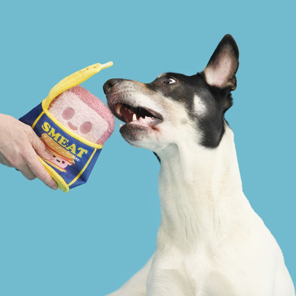 Canned Smeat Plush Multi-Part + Enrichment Dog Toy