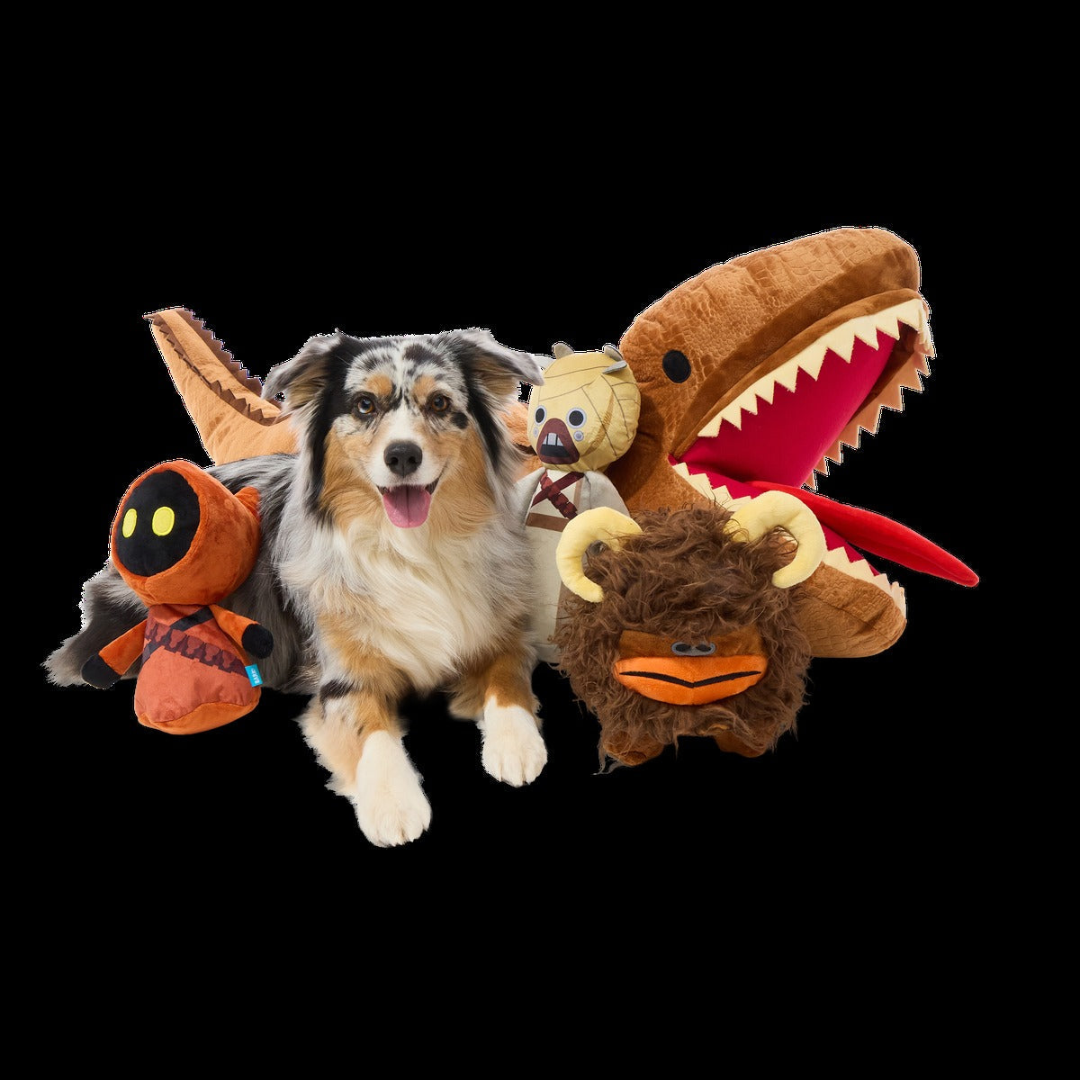 Krayt DragonTM Plush XXXL Multi-Part + Enrichment Dog Toy