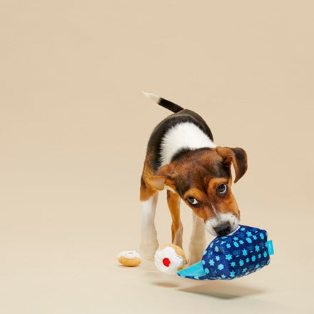Woofganiyot Hanukkah Plush Multi-Part + Enrichment Dog Toy