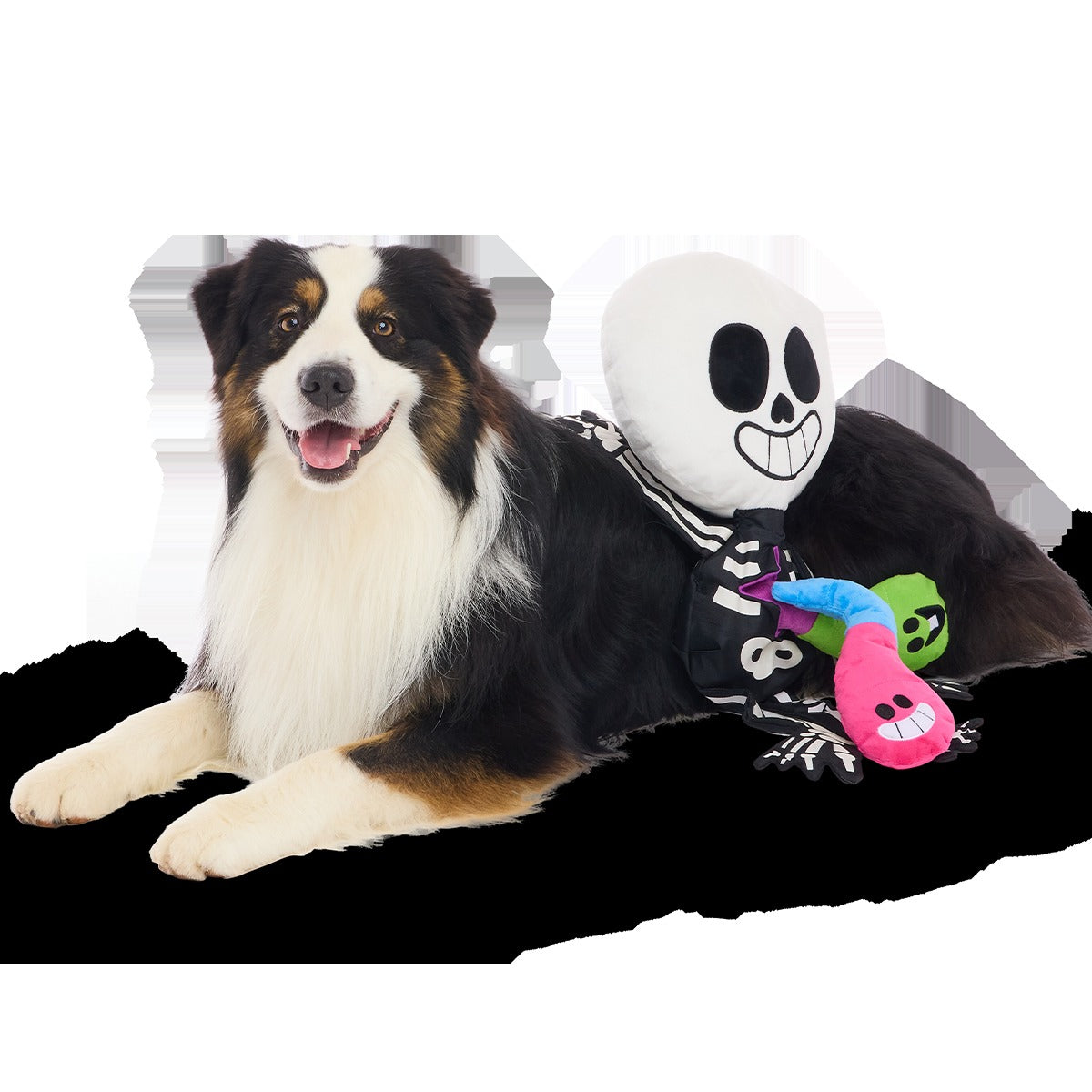Skeleton Gnawtopsy Plush XXL Multi-Part + Tug + Enrichment Dog Toy