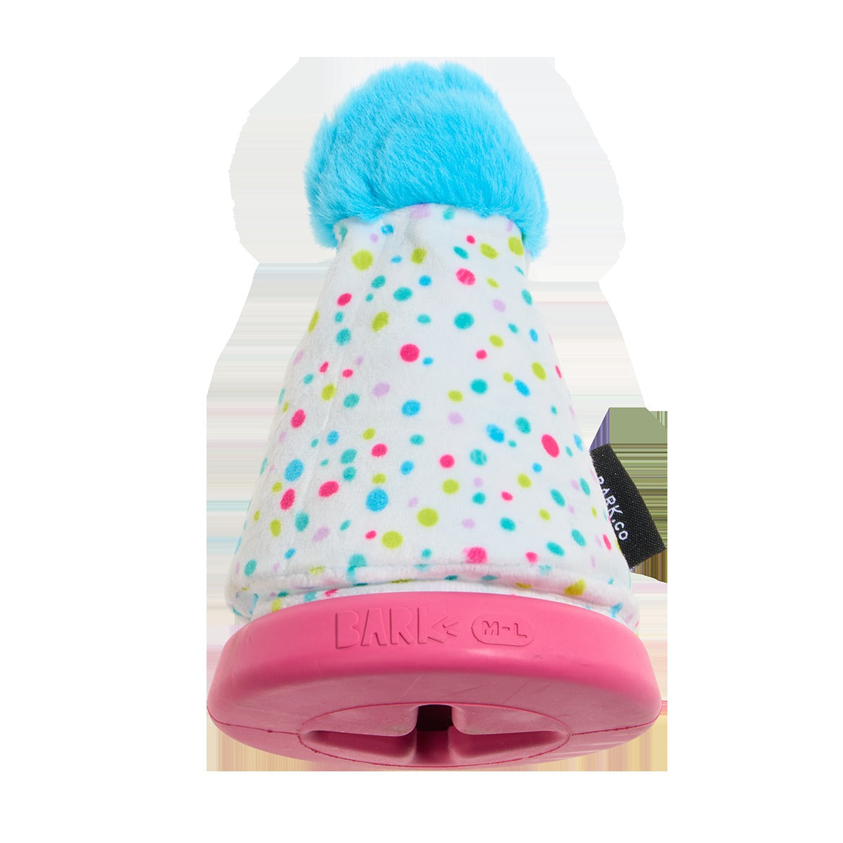Treat Yourself Party Hat Super Chewer Durable 2-in-1 + Enrichment Dog Toy