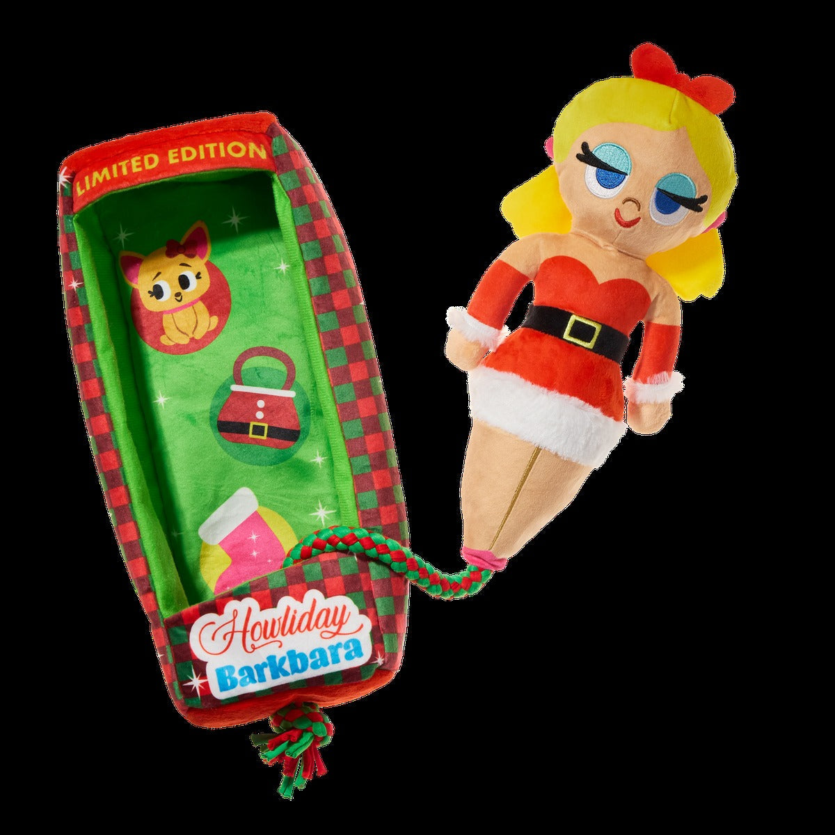 Howliday Barkbara Doll Plush XXL Tug Dog Toy