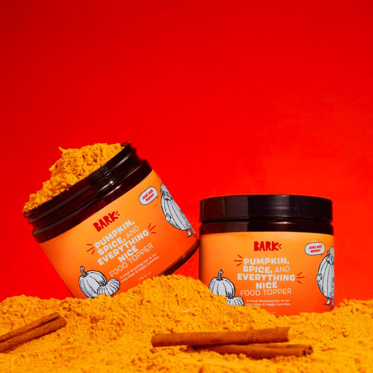 Pumpkin Spice, And Everything Nice Vegetarian Dog Food Meal Topper