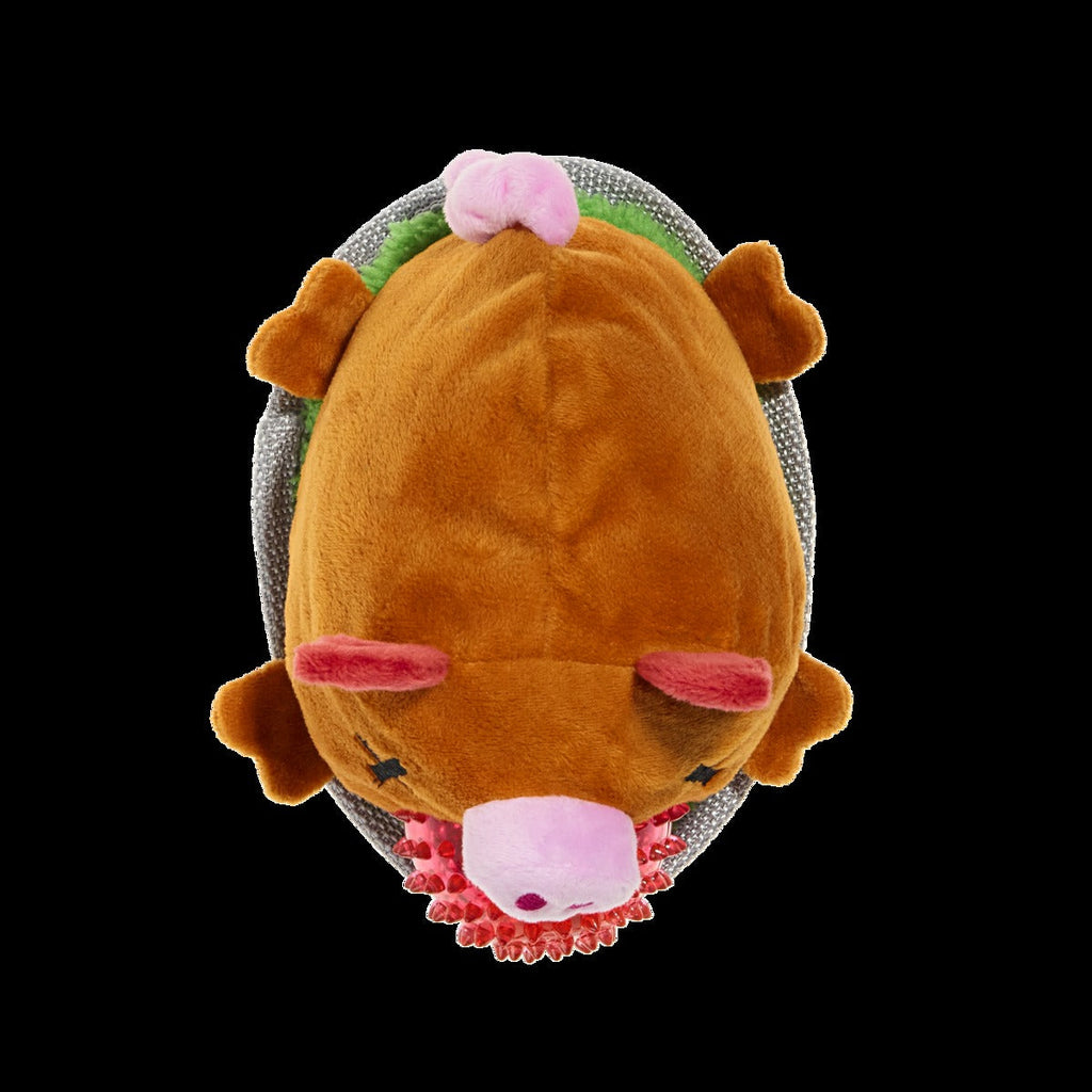 Squeakling Pig Plush Multi-Part + Enrichment + Fetch Dog Toy