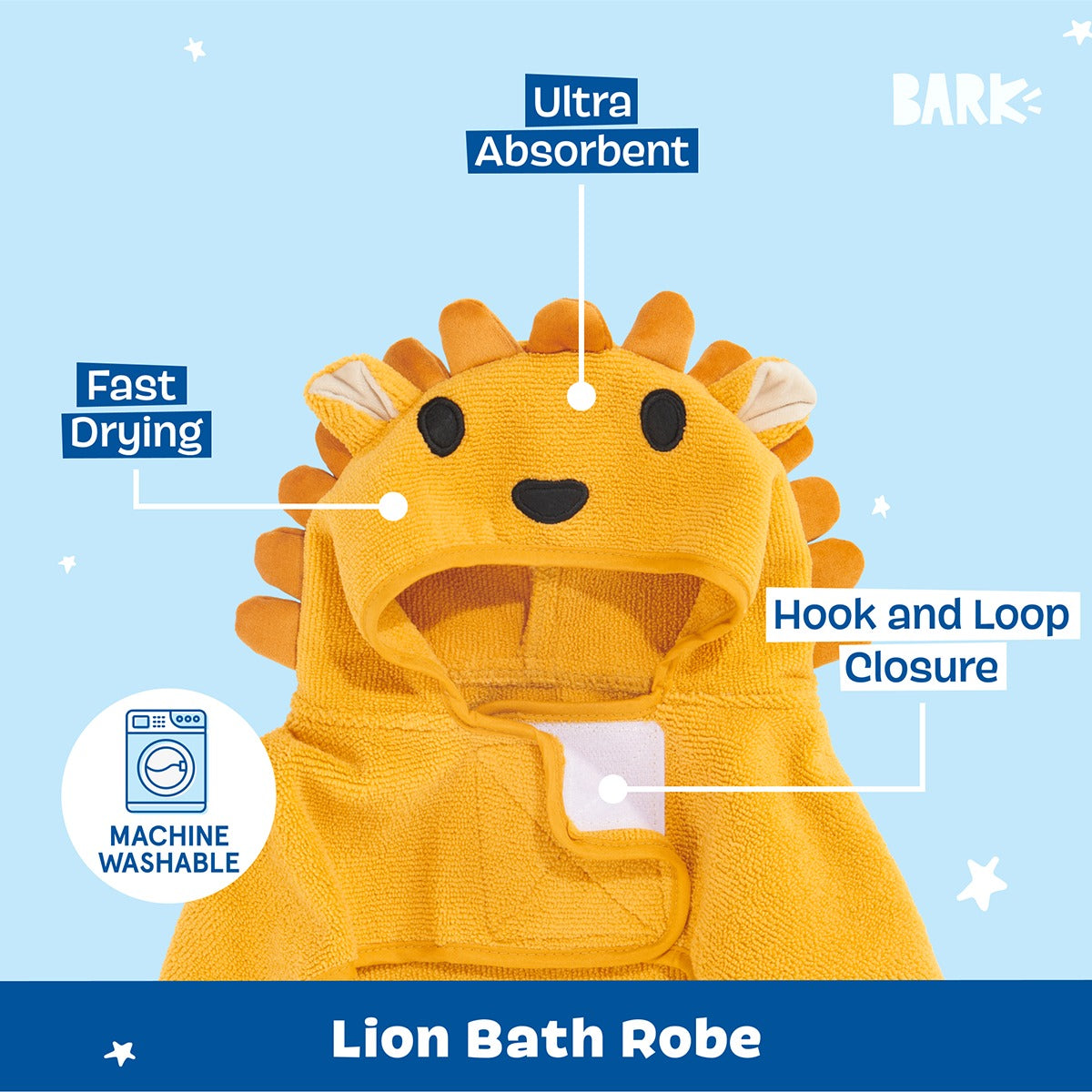 Lion Bark n' Bathe Robe