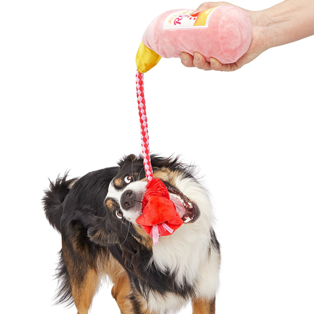 Red Cup Rosé Plush Tug Dog Toy