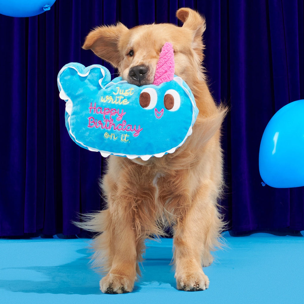 Pudgy the Narwhal Cake Plush Extra-Large Dog Toy