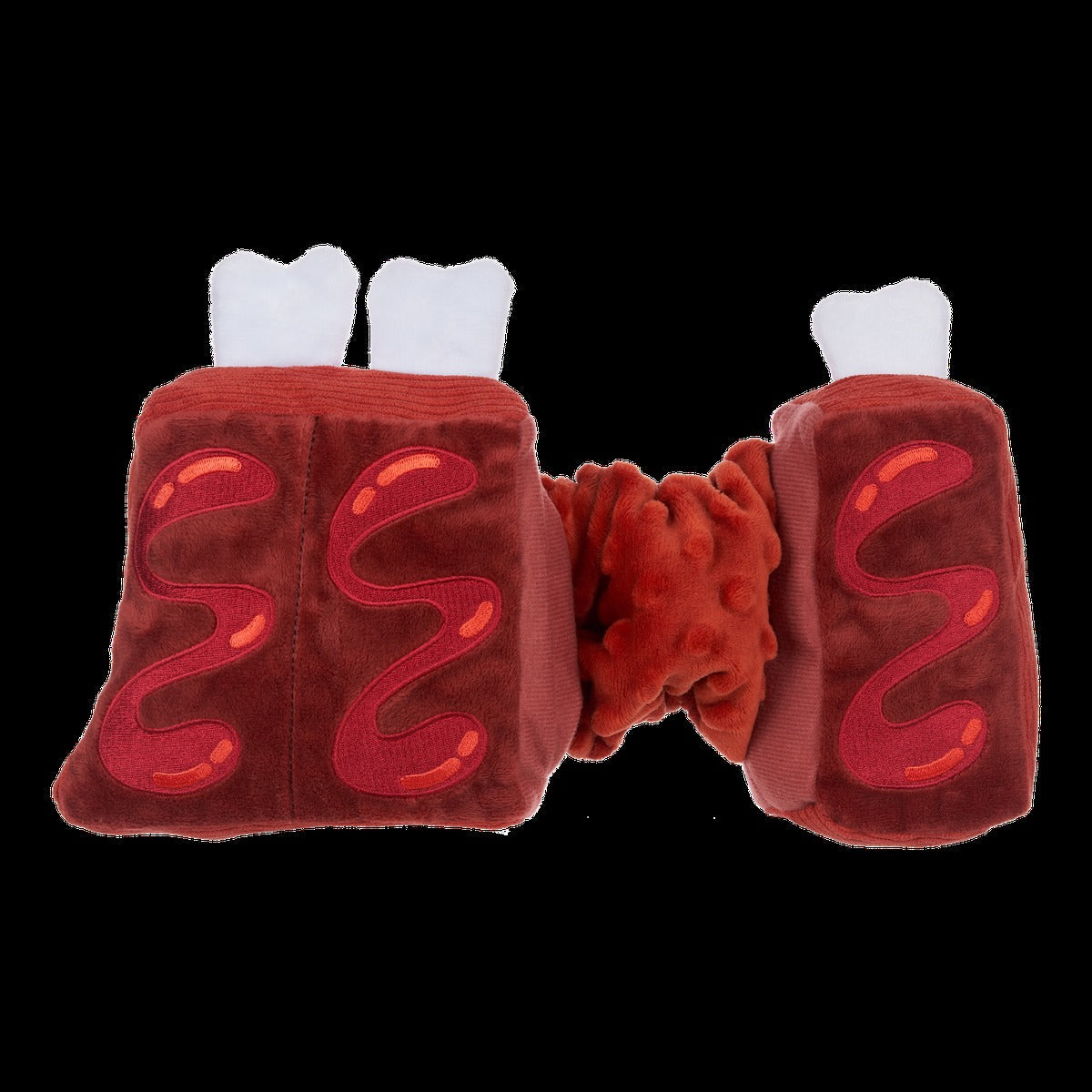 Baby Bark Ribs Plush Tug Dog Toy