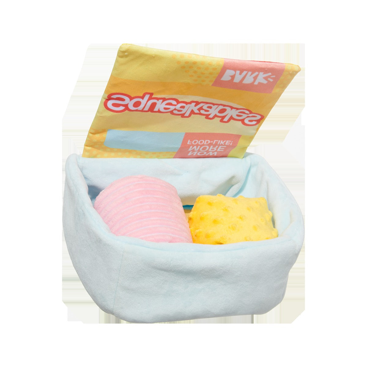 Squeakables Plush Multi-Part + Enrichment Dog Toy