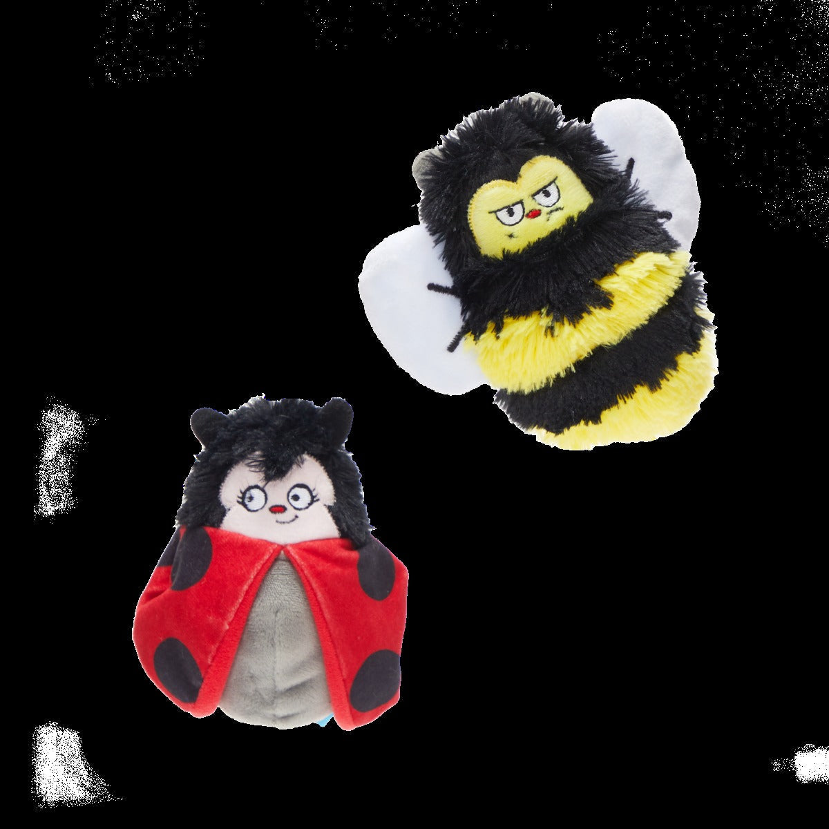 Simone & Jean-Paul The Love Bugs Plush Multi-Part + Fetch Dog Toy