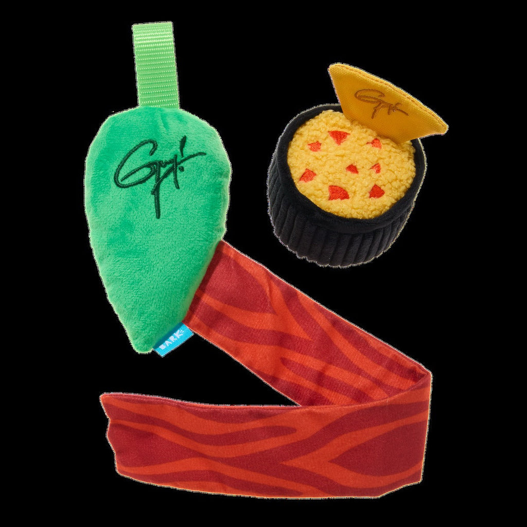 Guy's Yappetizers Plush Multi-Part Dog Toy