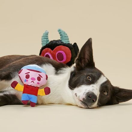 Merry Krampus Plush Tug Dog Toy