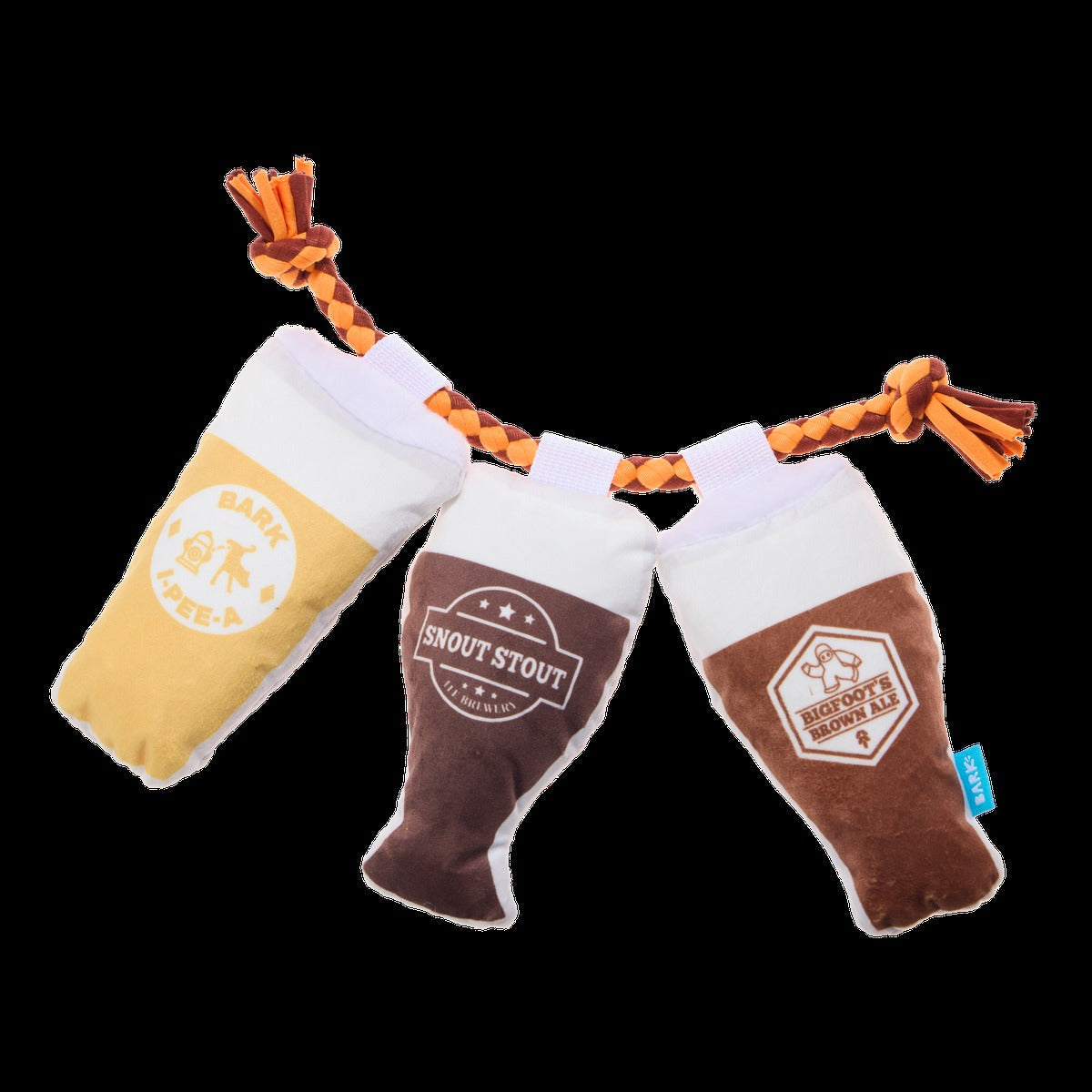 Tug-of-Beers Plush Tug Dog Toy