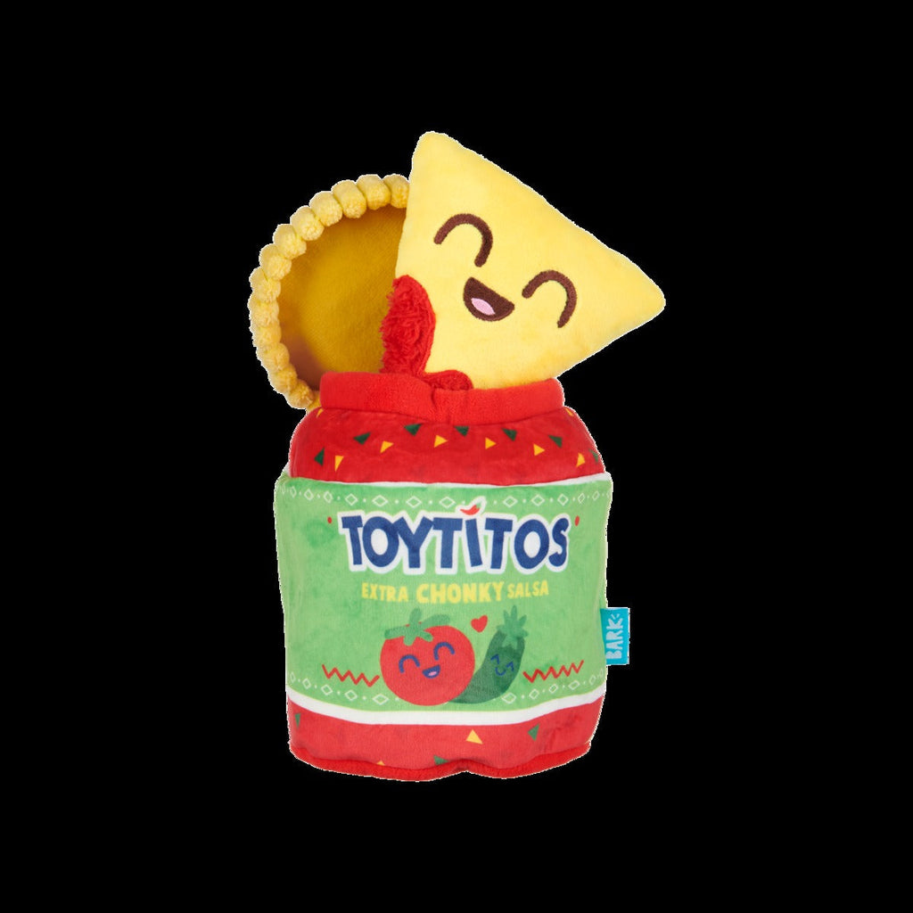 Yip & Salsa Plush Multi-Part + Enrichment Dog Toy