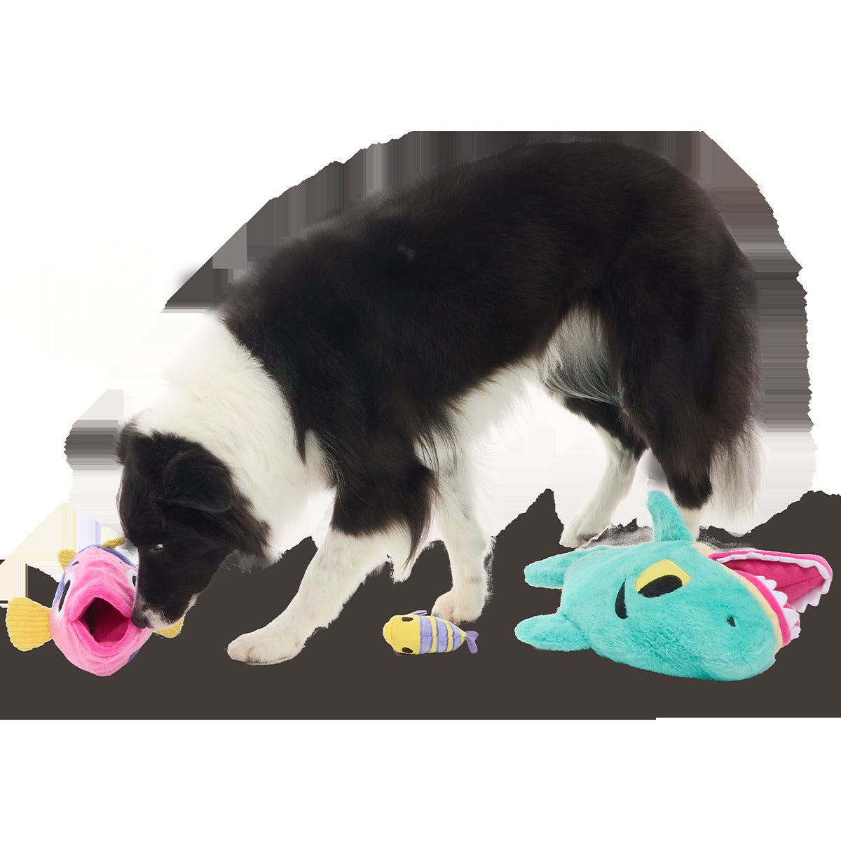 Feeding Frenzy Plush Extra-Large + Multi-Part + Enrichment Dog Toy