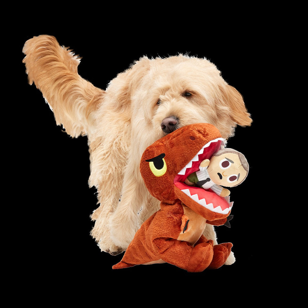 T. Rex Plush Extra-Large + Multi-Part Dog Toy