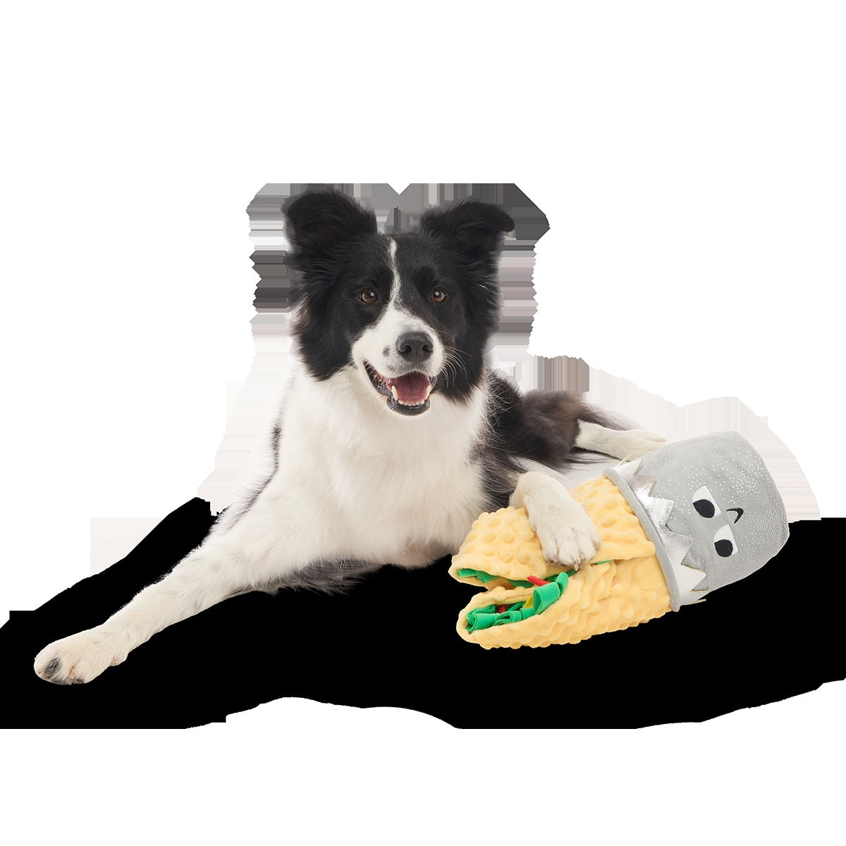 Extra-Snuffed Burrito Plush Extra-Large + Multi-Part + Enrichment Dog Toy